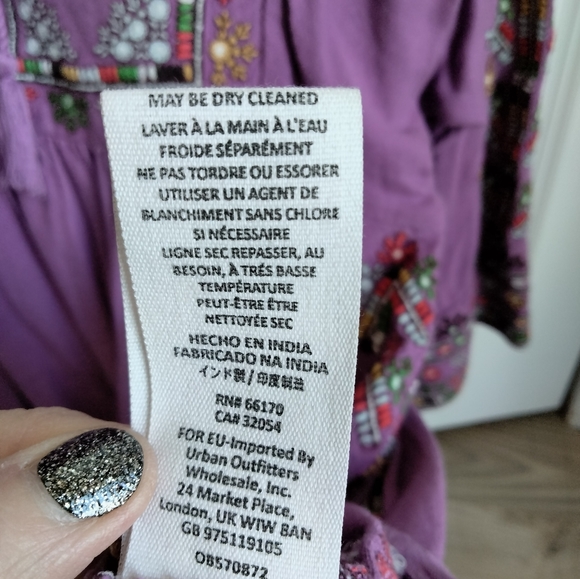 XS Embroidered Free People tunic dress - Picture 9 of 11